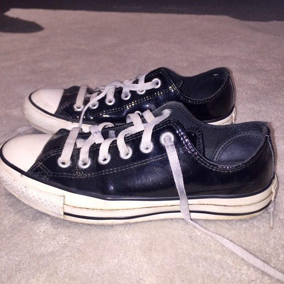 converse patent leather sneakers